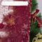 Christmas Kitchen Curtains 36 Inch Length Sets of 2,Christmas Bathroom Curtains Window,Cafe Curtains for Xmas Decorations Holiday Decor,Red